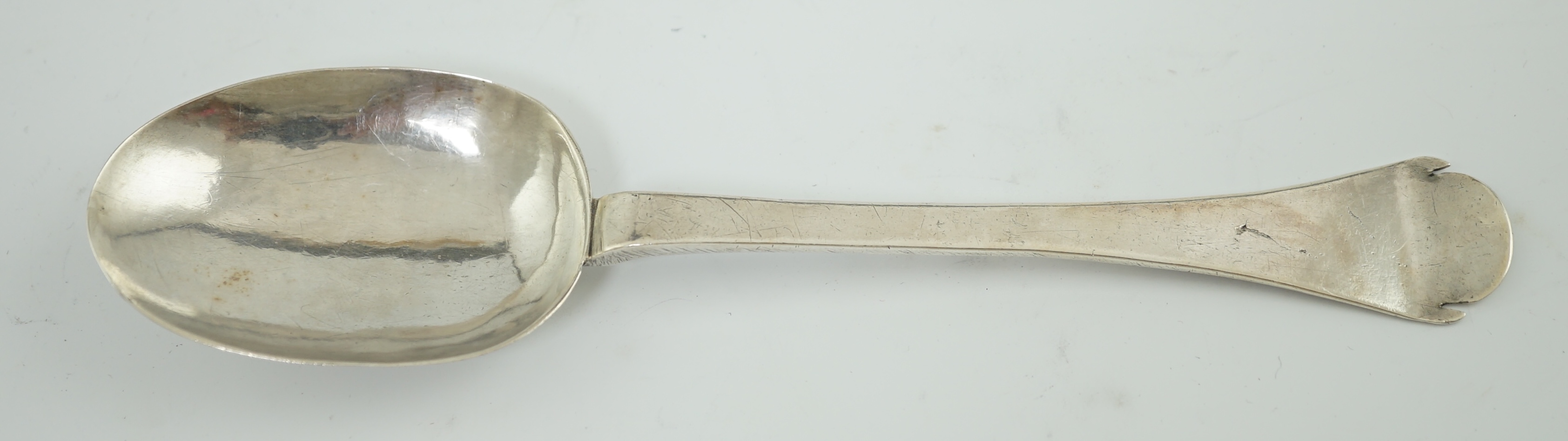 A Charles II silver trefid spoon, maker's mark GV